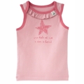 Eeni Meeni Miini Moh Baby Singlet Peony Pink